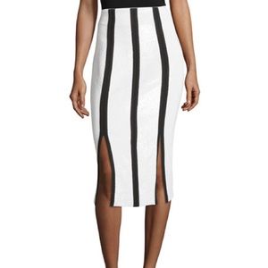 NWT $998 DVF sequin pencil skirt